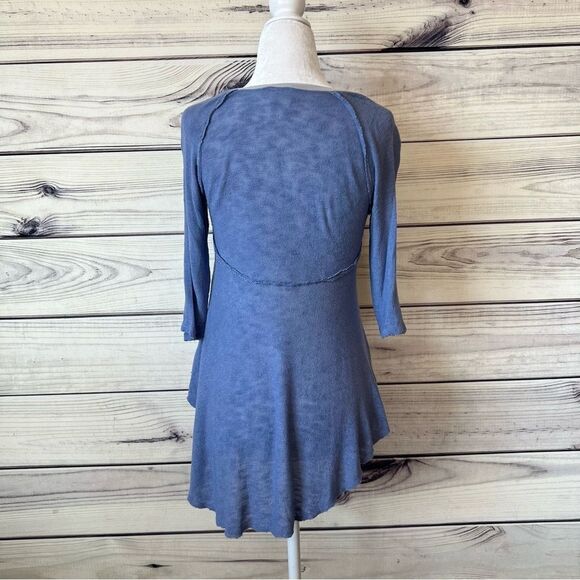 Free People Intimately Light Blue Weekend Layering Tunic Top - Picture 6 of 8